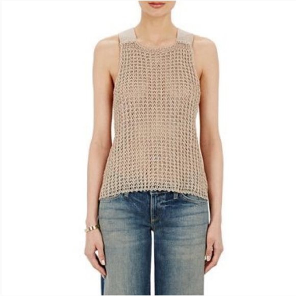 Simon Miller Tops - Simon Miller Silk Loose Knit Tank